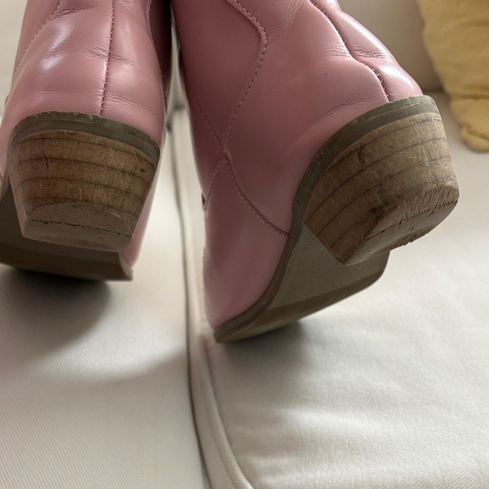 Pink Heart Kids Cowboy Boots - Picture 7 of 8